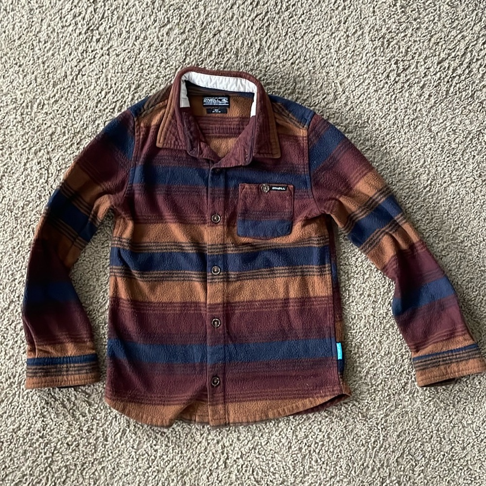 O’Neil toddler Fleece button-up lg(6t)